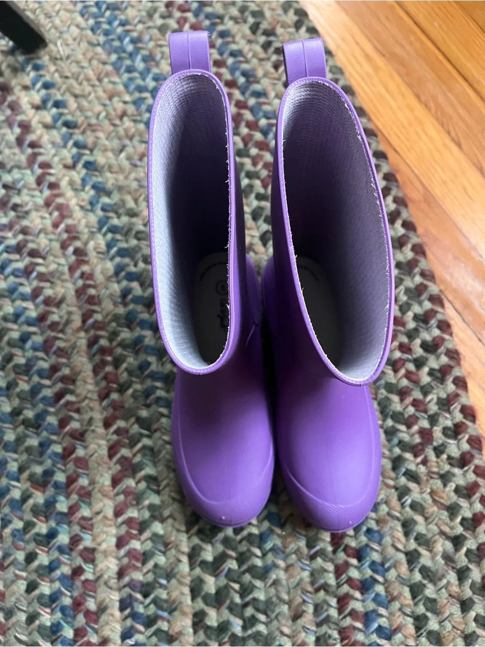 Cat & Jack Purple Kids' Waterproof Rain Boots